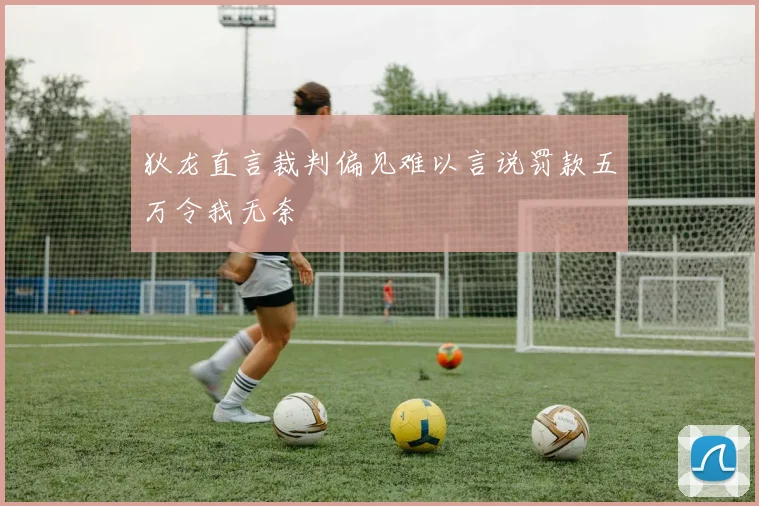 狄龙直言裁判偏见难以言说罚款五万令我无奈